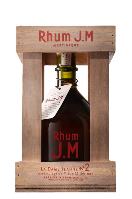 Rhum Très Vieux Agricole La Dame Jeanne n°2 Cofanetto Legno (Astucciato) - Distillerie J.M